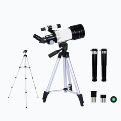 70mm High Power Telescope with Tripod Stand - Ideal for Stargazing Moon V