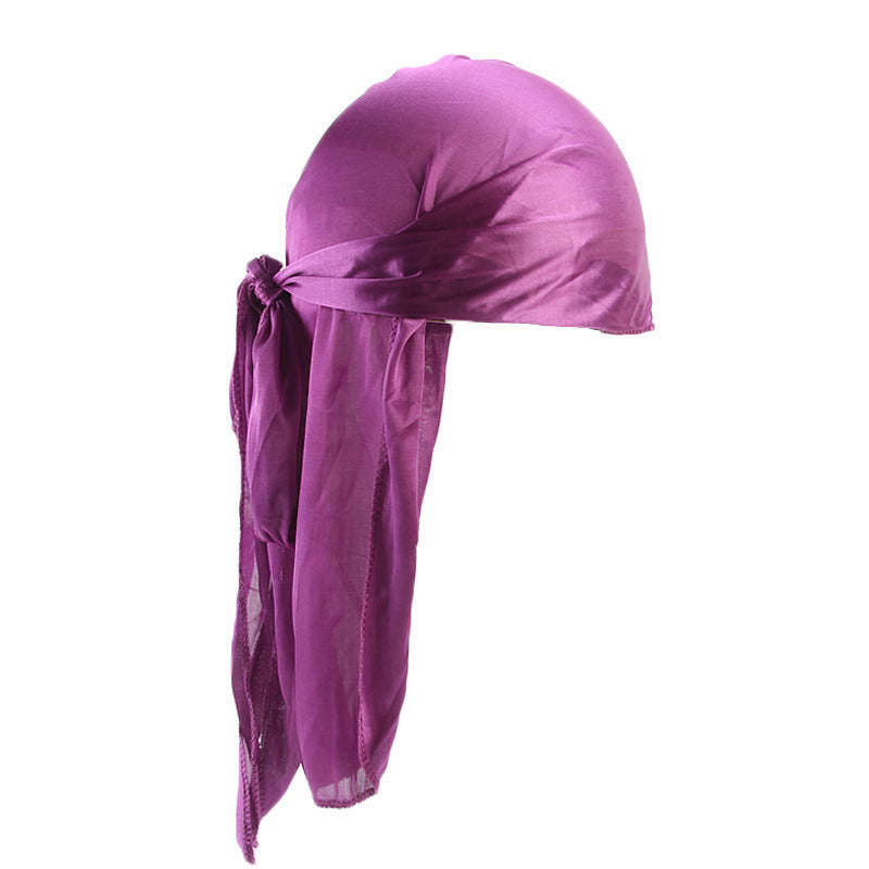 Explosive Style Silk Turban Hat For Men And Women