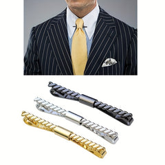 3pcs Retro Collar Clip Shirt Suit Collar Tie Clip Men's Daily Clothing Accessori