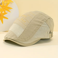 Summer Mesh Visor Flat Cap Beret Outdoor Sun Hat