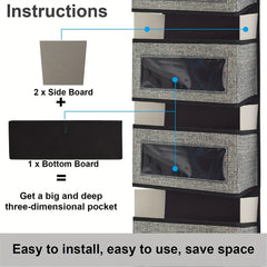 Hanging Organizer Storage Wall Mount Storage 2 Hooks