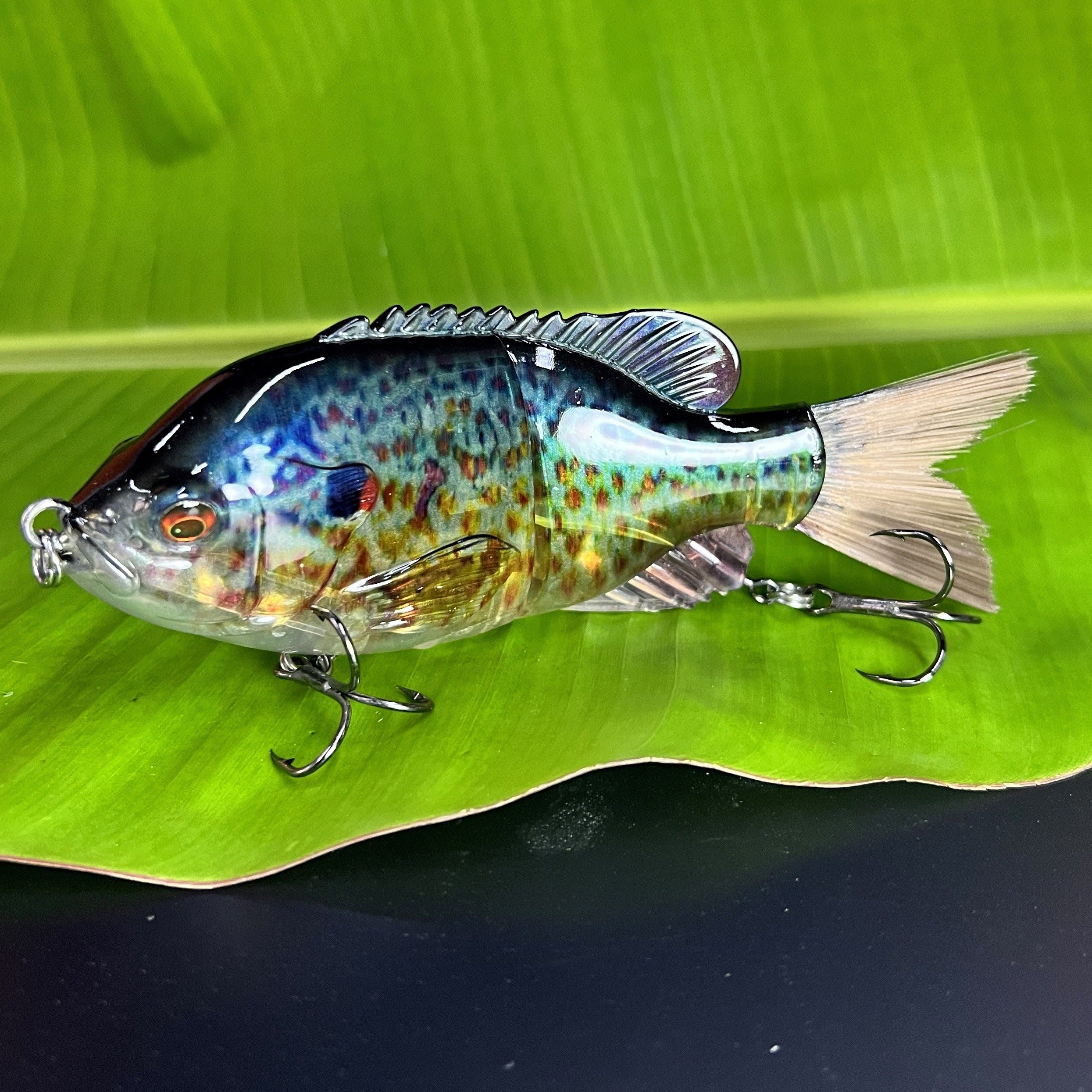 1pc 57g 2.01oz Bionic Fishing Lure 2 Segmented Swimbait Hard Baits