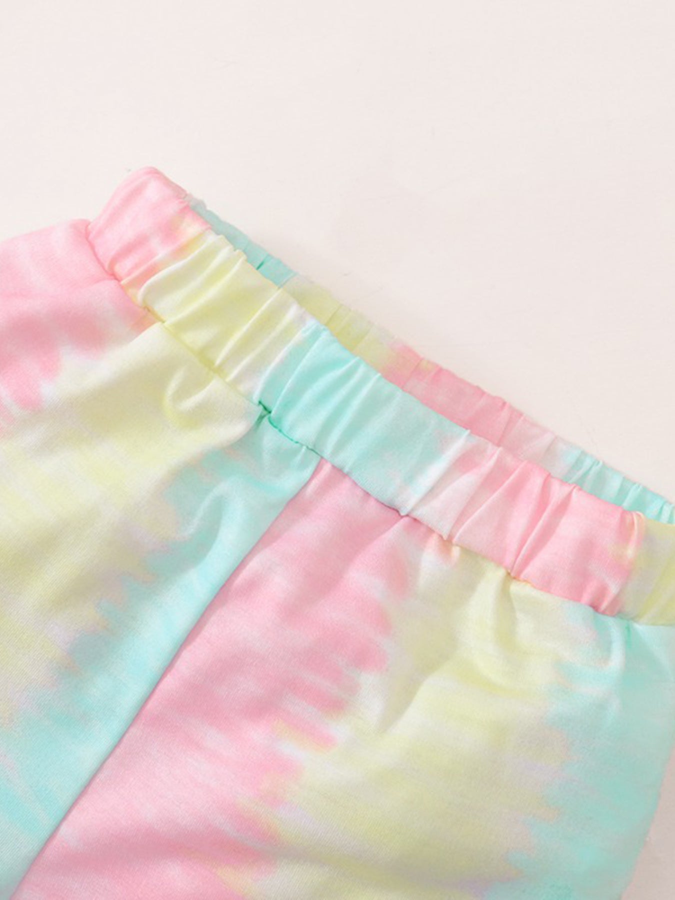 Cute 2 Piece Baby Girl Tie Dye Hoodie & Pants Set