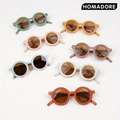 3 Pairs Round Frame Sunglasses UV Protection for Outdoor Party