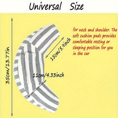 Car Seat Travel Pillow Neck Support Cushion Soft Headrest Shoulder Pad
