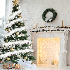 2m Snowflake Fur Stripe Christmas Supplies