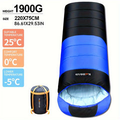 Portable Warm Cotton Sleeping Bag for Outdoor Camping Traveling
