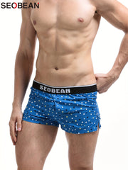 Men's Colorful Polka Dots Comfy Shorts Loose Pajama Bottoms