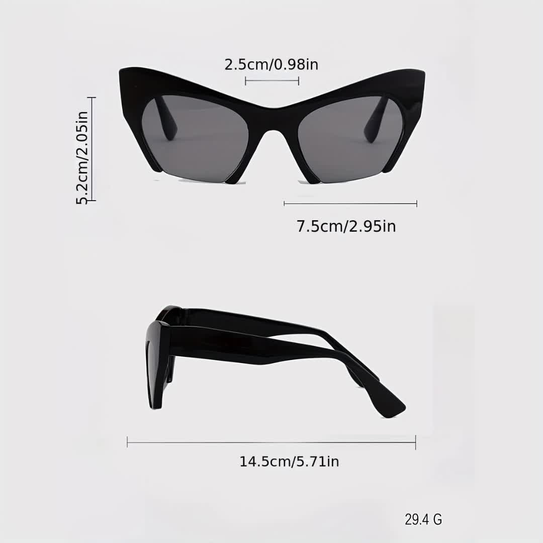 Men's Irregular Cat Eye Sunglasses