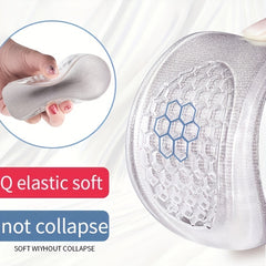 Silicone Gel Height Increase Insole Heel Inserts Shoe Foot Care Protector
