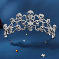 Skull Shape Headband Halloween Party Jewelry Tiara Hair Accessories