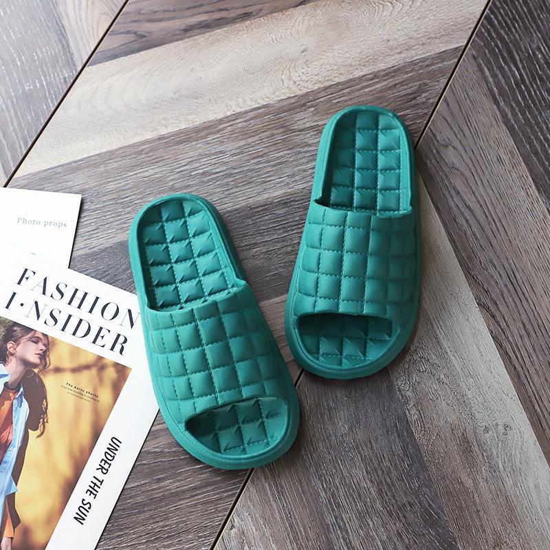 Unisex Lightweight Non Slip Open Toe Slides for Indoor Home House Shoes