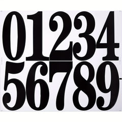 4 Sheets Large Waterproof Number Stickers Numbers Labels