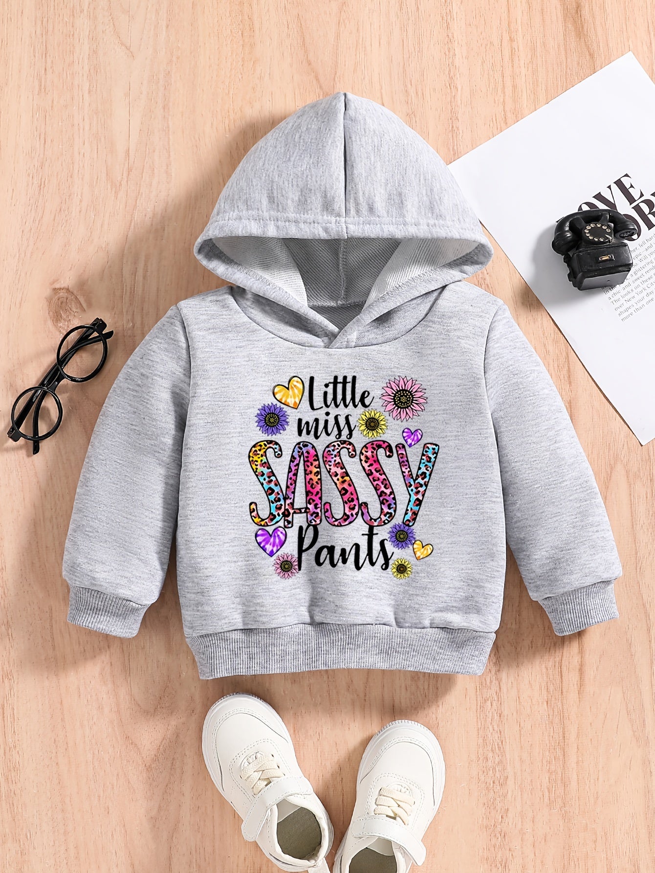 Baby Letter Print Hoodie Spring Autumn Pullover