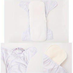 Fashionable Baby Cloth Diaper 2pcs Set Waterproof & Reusable