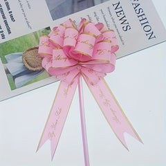 10pcs English Letter 3D Ribbon for Gift Bags - Plastic Ribbon for Decor