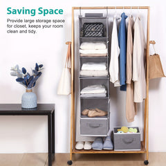 Maximize Closet Space Hanging Organizer