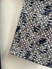 Casual Loose Two Piece Set Short Sleeve T-shirt & Print Shorts