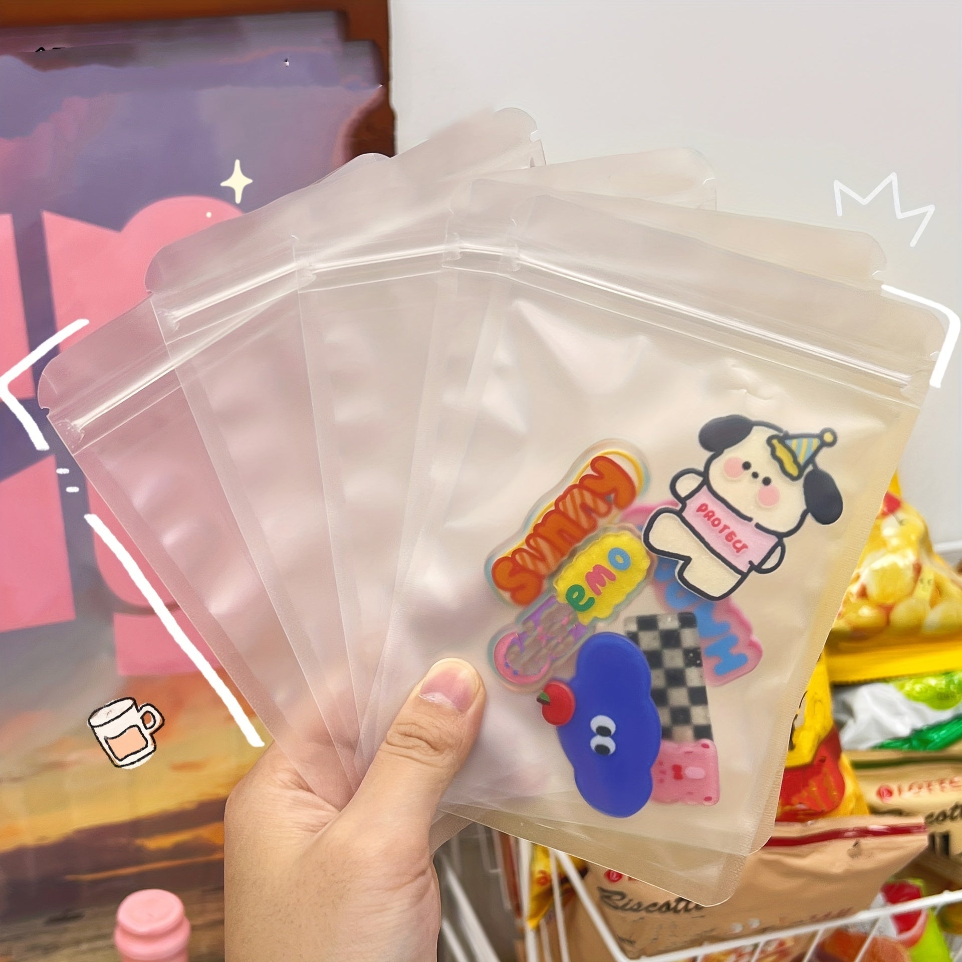 Frosted Ziplock Bag Matte Transparent Plastic Bag