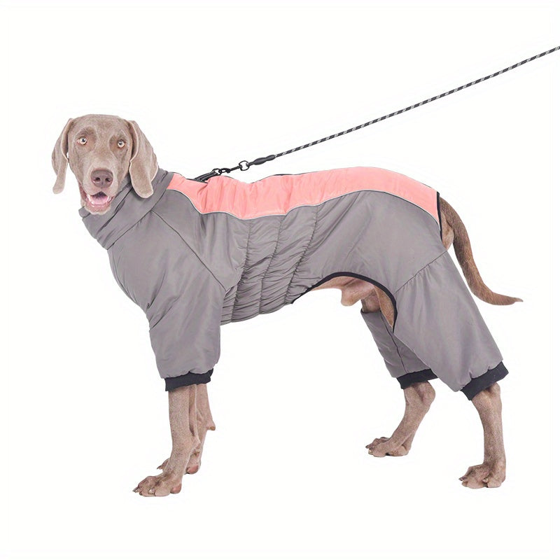 Waterproof Adjustable Dog Coat for Medium Large Dogs