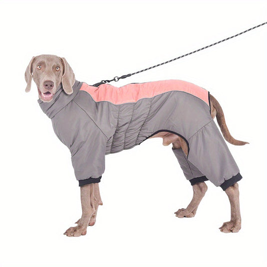 Waterproof Adjustable Dog Coat for Medium Large Dogs