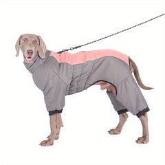 Waterproof Adjustable Dog Coat for Medium Large Dogs