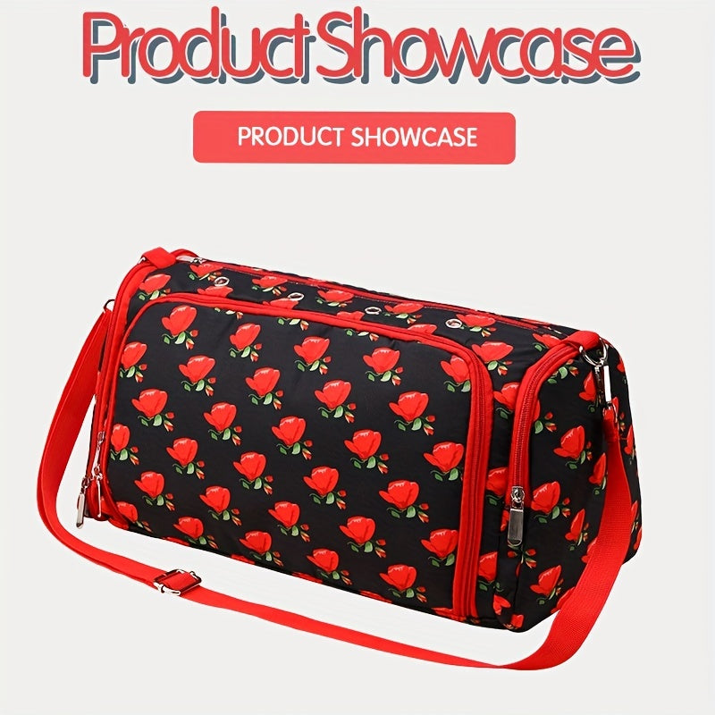 Crochet Yarn Storage Bag Large Capacity DIY Hand-woven Crossbody Bag
