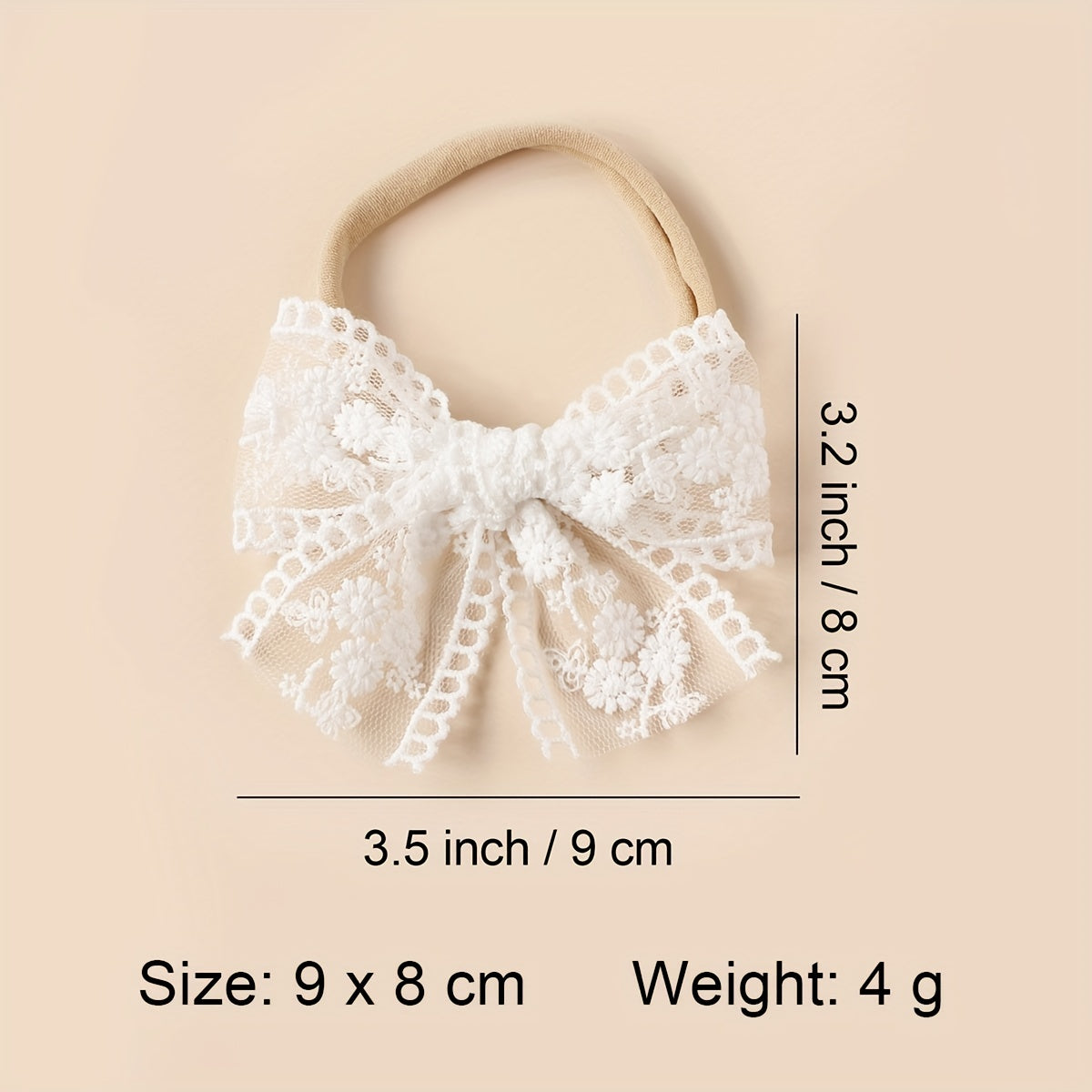Baby Girls Lace Flowers Headband - Sweet & Lovely