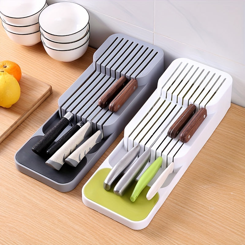 Knife Block Holder Drawer Storage Box Organizer Insert