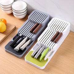 Knife Block Holder Drawer Storage Box Organizer Insert