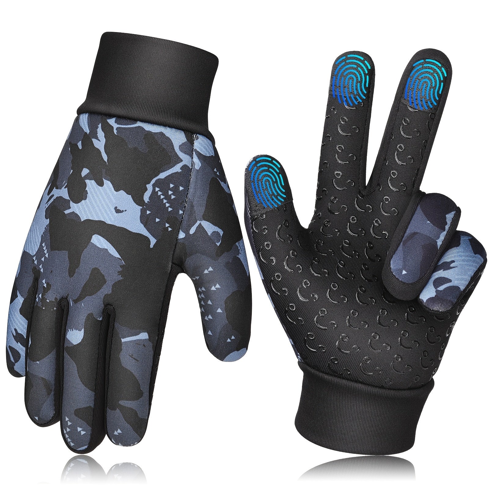 Kids' Waterproof Anti-Touchscreen Gloves for Running & Skiing