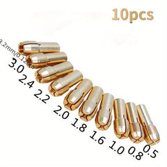 10pcs Mini Drill Chucks Adapter Set 0.5mm-3.2mm Power Rotary Tool