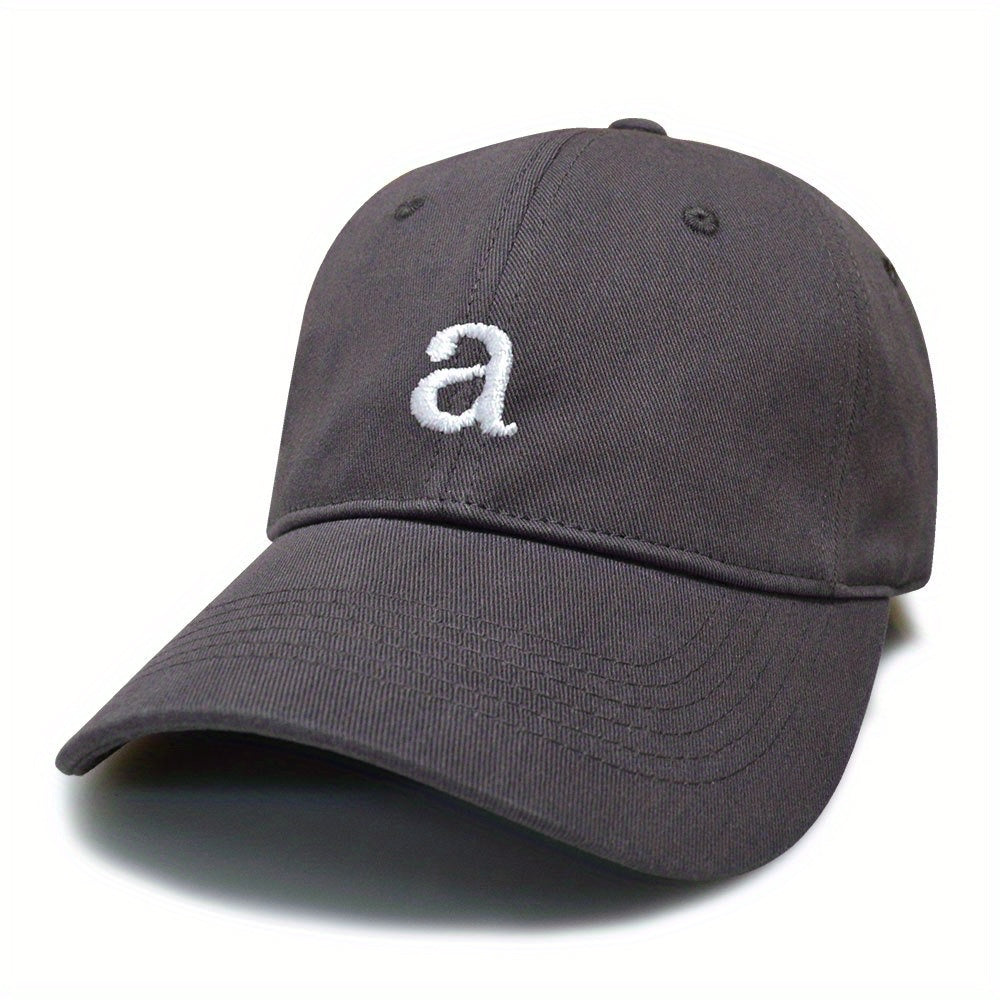 Embroidered Baseball Cap Solid Cotton Dad Hats Lightweight Sun Hats