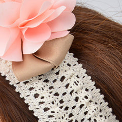 Denifery Baby Girls Pink Flower Headband Hair Accessories
