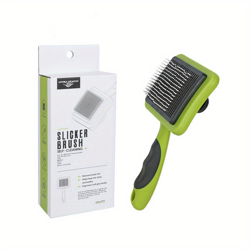Self Cleaning Pet Comb for Cat Dog Grooming