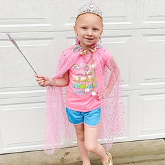 3pcs Princess Cape Set Dress up Costumes for Birthdays & Halloween