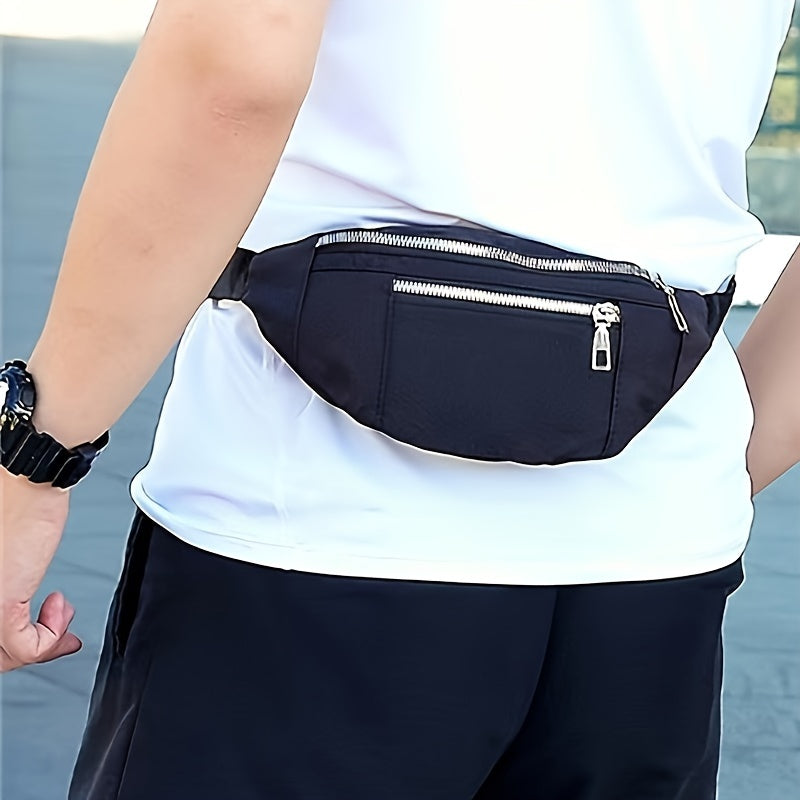 Waterproof Solid Waist Pack Crossbody Bag Outdoor Sports
