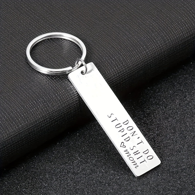 Creative Don't Do Stupid Key Chain Gift for Teenagers
