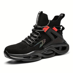 Breathable High Top Work Safety Shoes Industrial Construction Sneakers