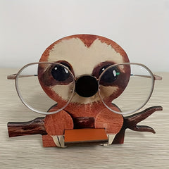 Wooden Glasses Display Stand Shelf Rack Eyeglasses Holder