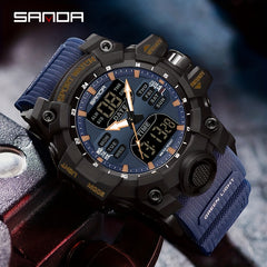 SANDA Boys Watch Waterproof Functional Men's Watch