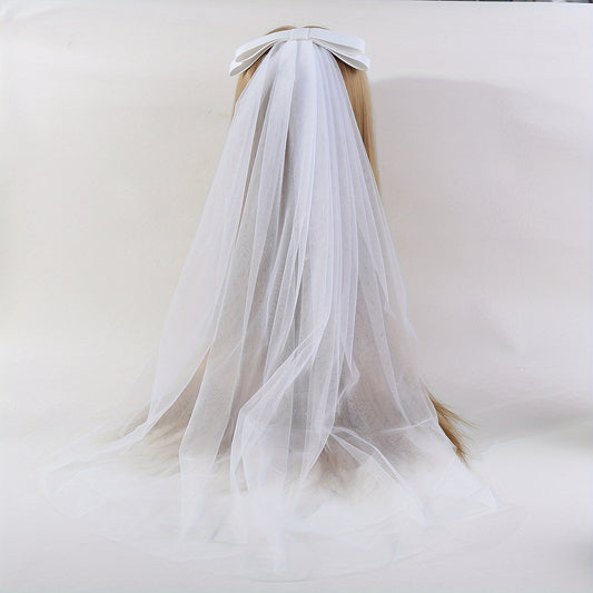 Bridal Veil Hair Comb Wedding Accessories
