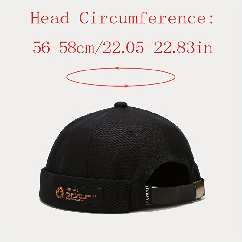Retro Cotton Brimless Hat for Couple