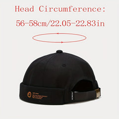 Retro Cotton Brimless Hat for Couple