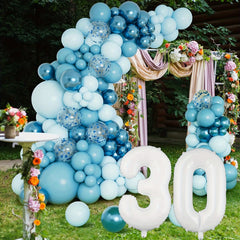 138pcs Balloon Kit With 81 28 Cm Number Balloons