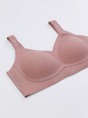Letter Straps Wireless Bra Push Up Lingerie