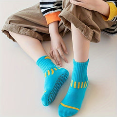 Baby Boy's Non-slip Sports Socks Soft Breathable