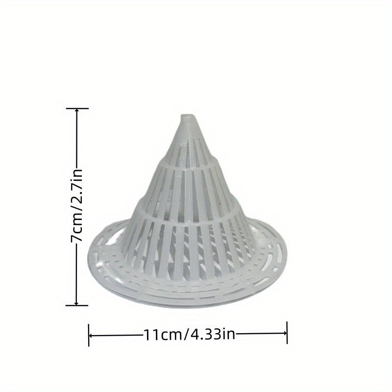 10pcs Cone Flower Pot Hole Mesh Pad - Prevent Soil Loss