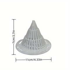 10pcs Cone Flower Pot Hole Mesh Pad - Prevent Soil Loss