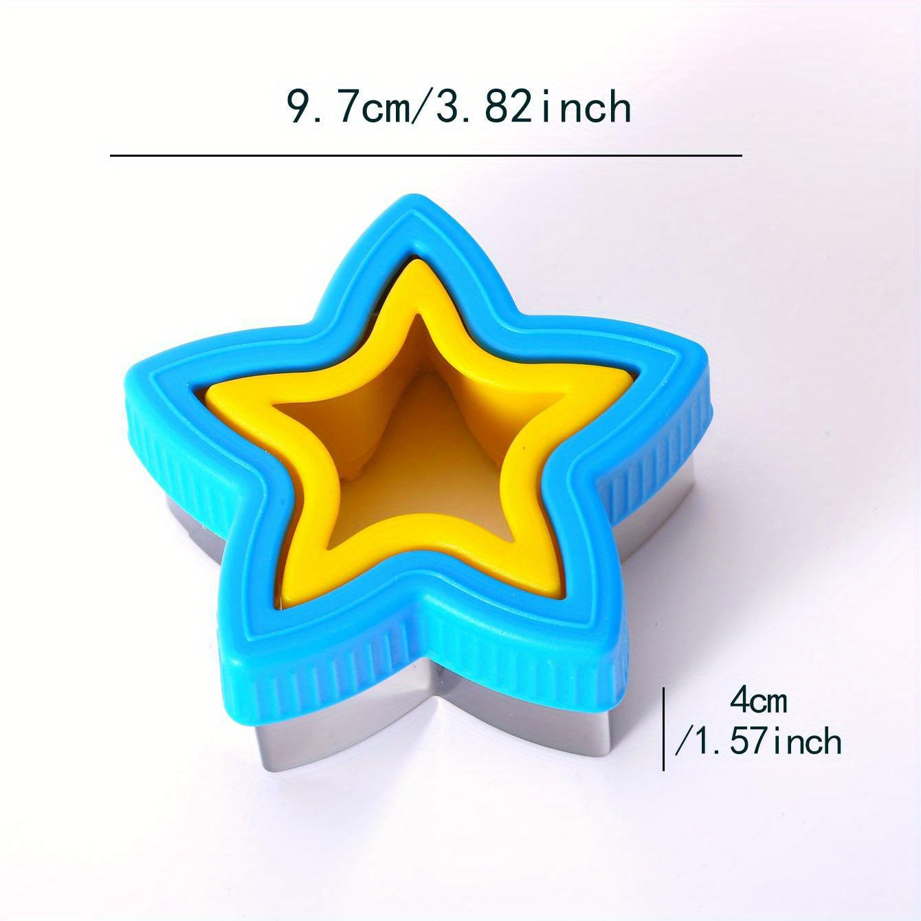 Sandwich Cutter & Sealer Set, Stainless Steel with Plastic Cookie Cutters